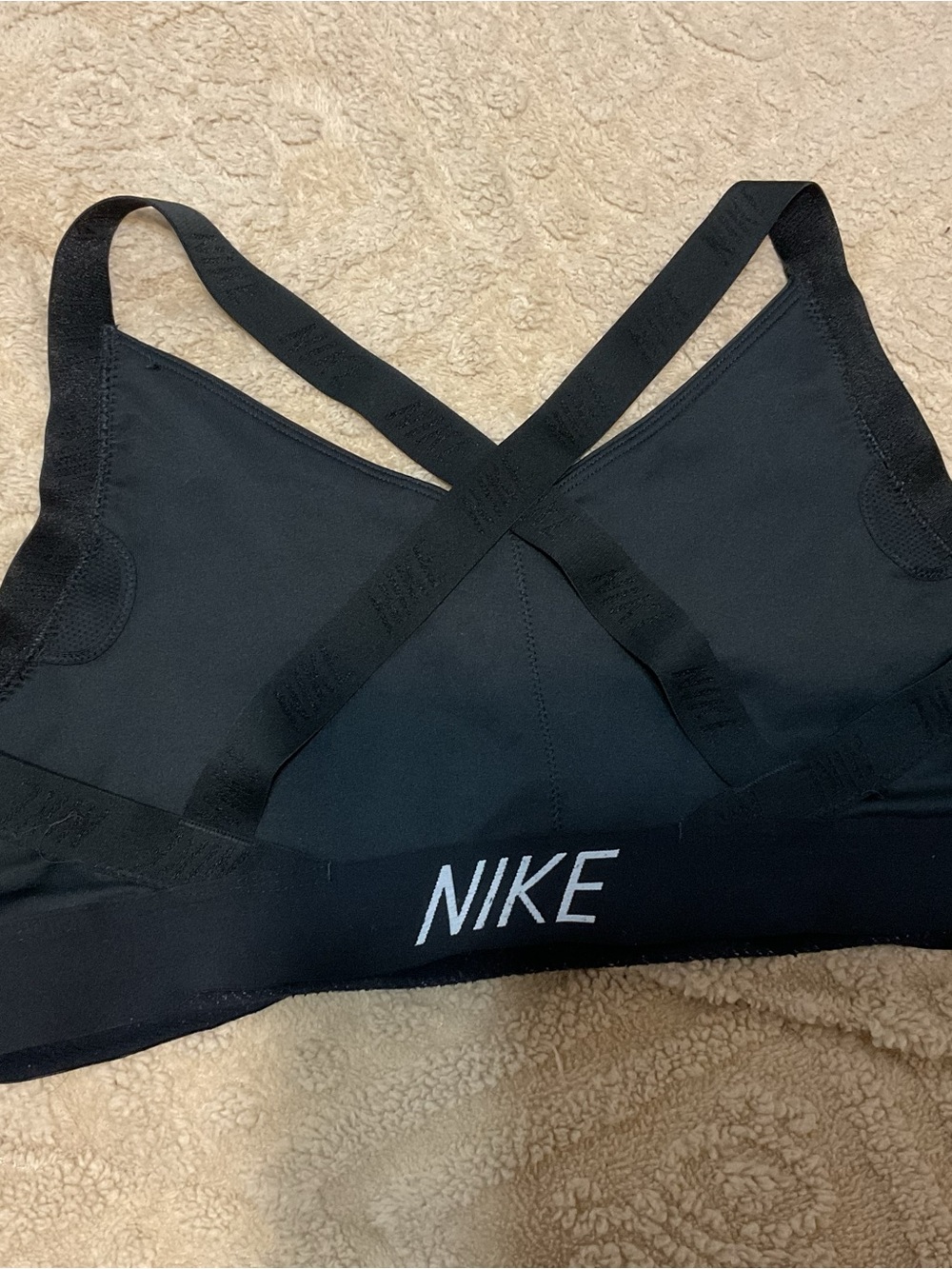 Nike Black Athletic Sports Bra Size XL - Picture 3 of 5